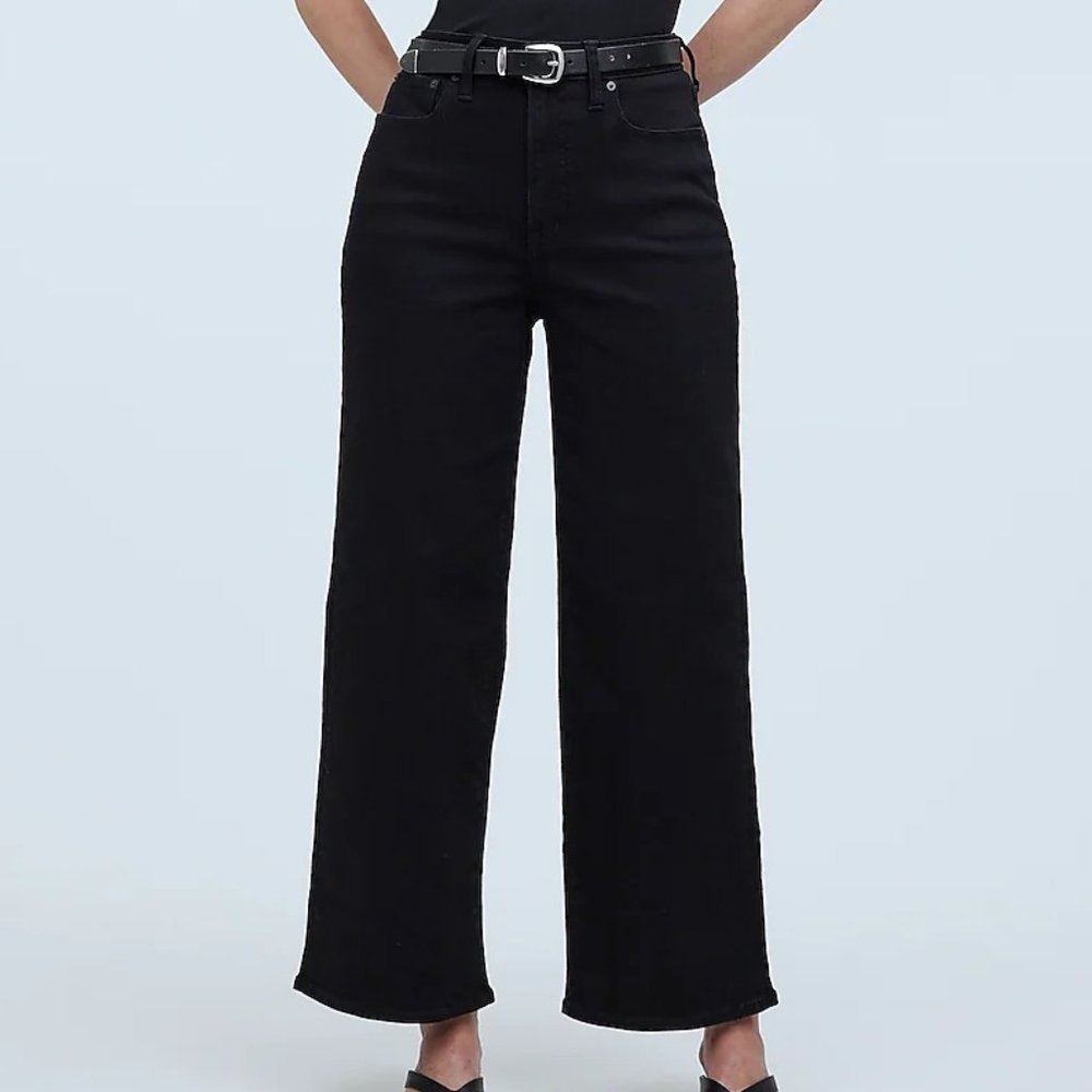 NWT Madewell Curvy Perfect Vintage Wide Leg Jean Size 31 Petite
